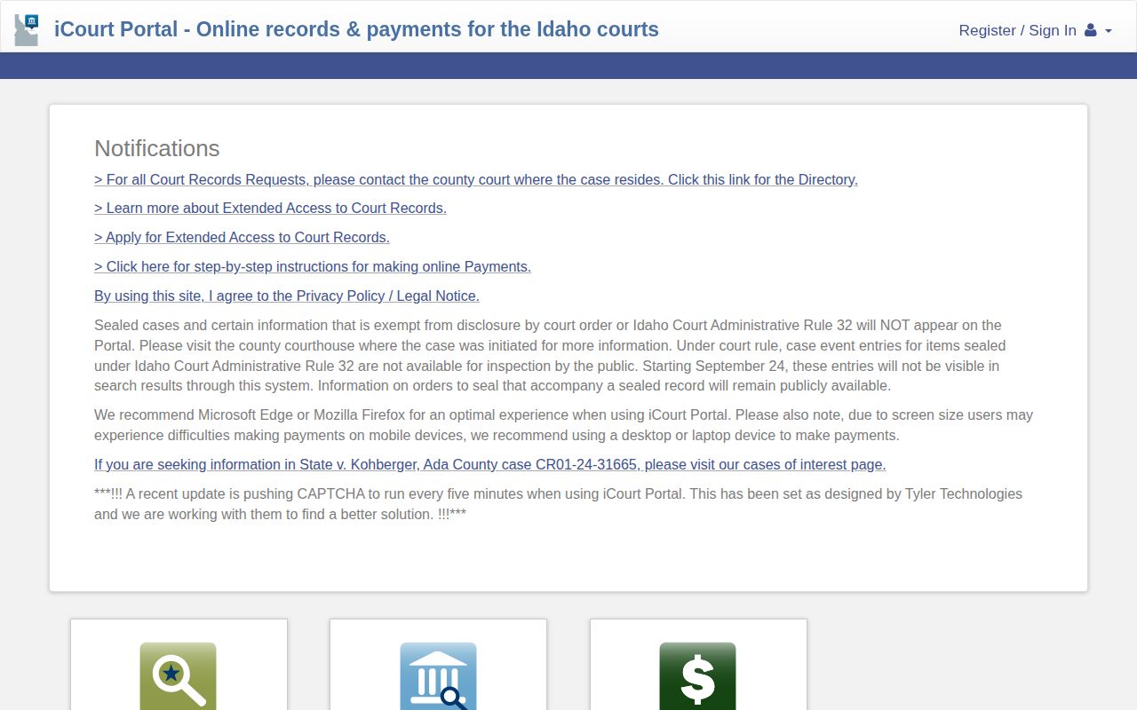 Bear Lake County warrant and arrest court follow-up on iCourt